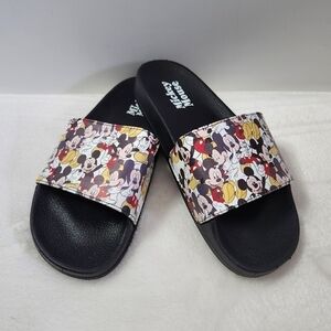 DISNEY Mickey Mouse Graphic Slides Sandals Kids Size 2-3 Unisex
